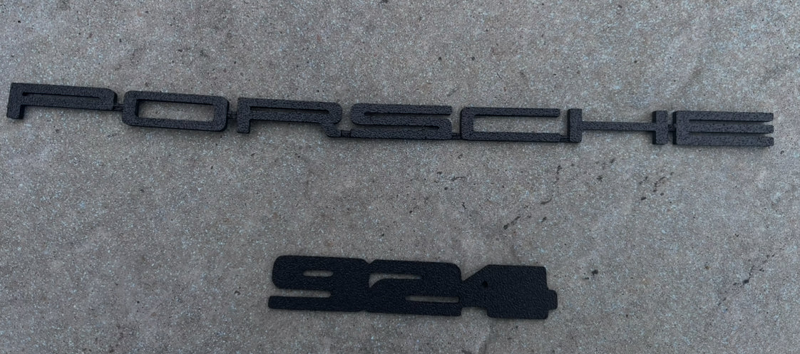 Porsche 924 Early Rear Badge
